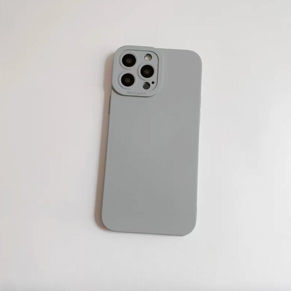 Other - iPhone 15 Case Minimalist Slim Matte Case Pale Slate Blue